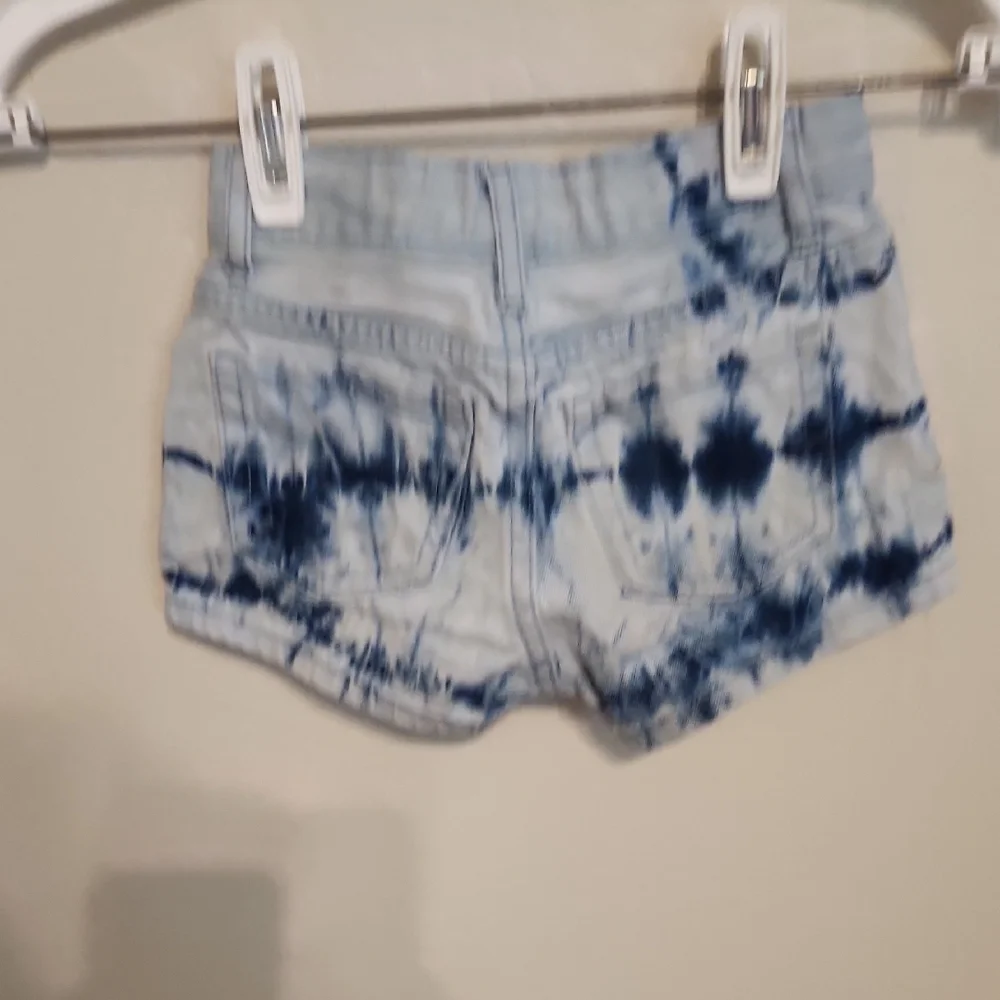The Children's Place Blue Tie-Dye Jean Shorts